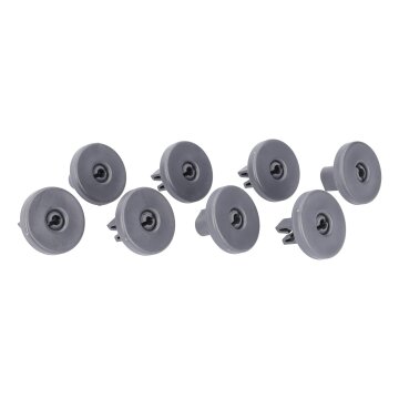 8x Rollen Korbrollen für Geschirrspüler Spülmaschine Unterkorb Geschirrspülrollen universell einsetzbar kompatibel mit AEG Electrolux 50286965004 5028696500/4 50269971003