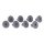 8x Rollen Korbrollen für Geschirrspüler Spülmaschine Unterkorb Geschirrspülrollen universell einsetzbar kompatibel mit AEG Electrolux 50286965004 5028696500/4 50269971003