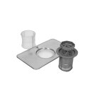 Original Bosch Siemens Siebsystem Siebeinsatz Tellersieb mit Feinsieb für Geschirrspüler Spülmaschine 00435650 435650