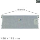 Bosch Siemens Hausgeräte Fettfilter eckig Metall...