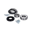 Bosch Siemens Hausgeräte Lagersatz 00172686 Original Wellendichtung 35x72x10/12 mit Kugellagern 6205ZZ 6306ZZ für Waschmaschine